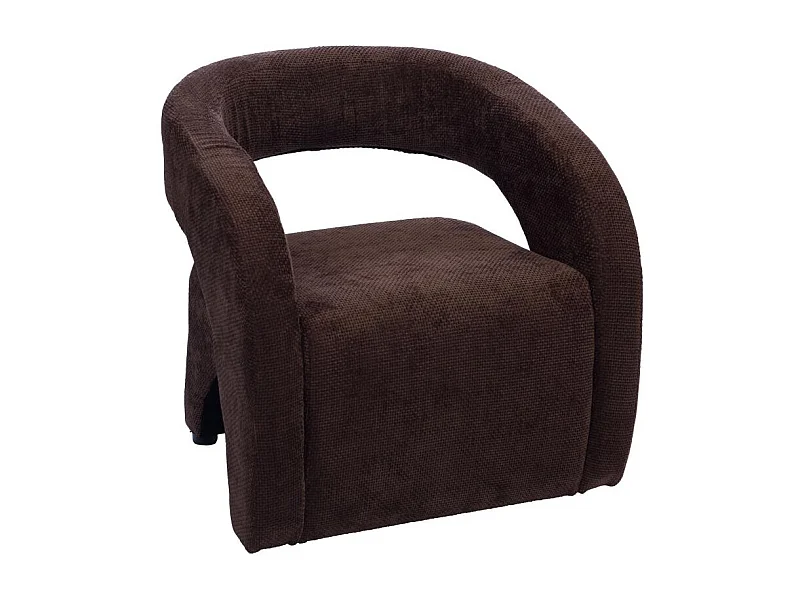 Fauteuil Barney marron