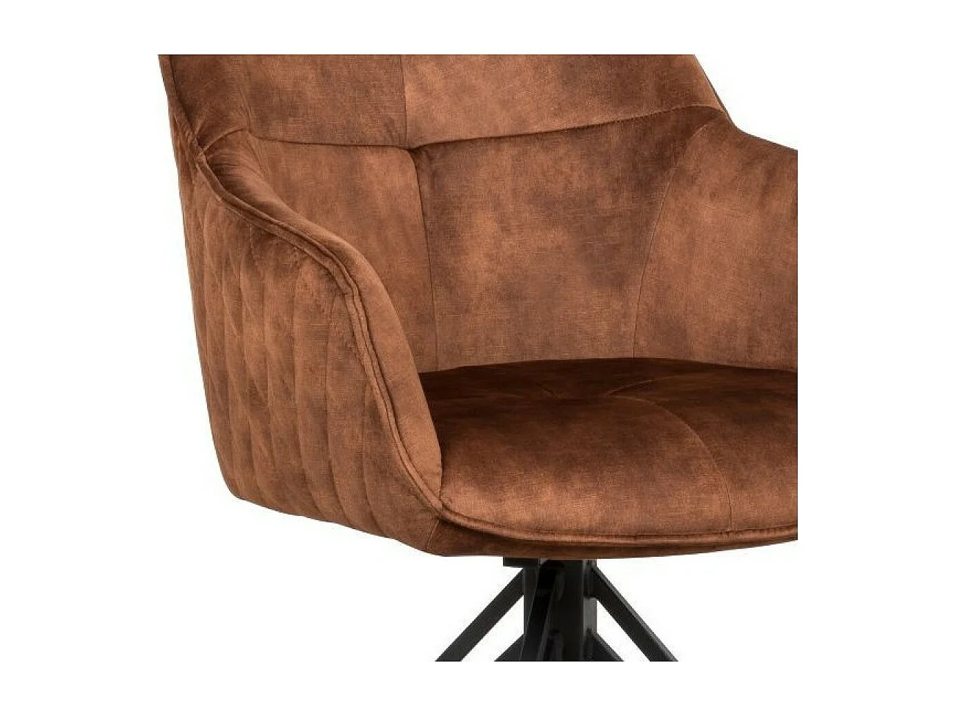 Sedia Watson B/Tessuto/Marrone