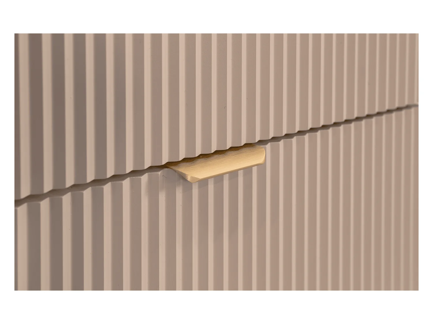 Wastafelkast WENA, met plank, gecanneleerde fronten, Willy, 100x60x47 cm, Kasjmier/Walnoot