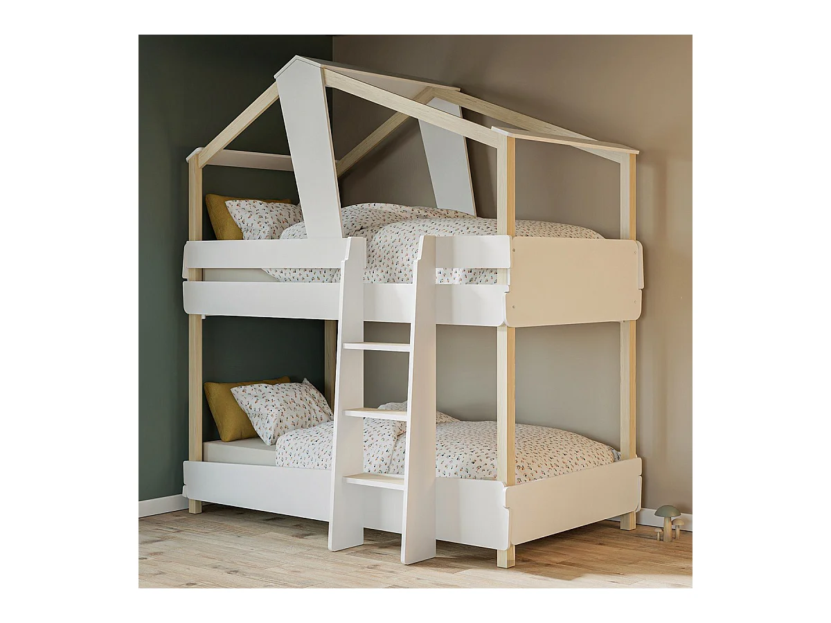 Lits superposés 90x200 H214 cm - TIMBER