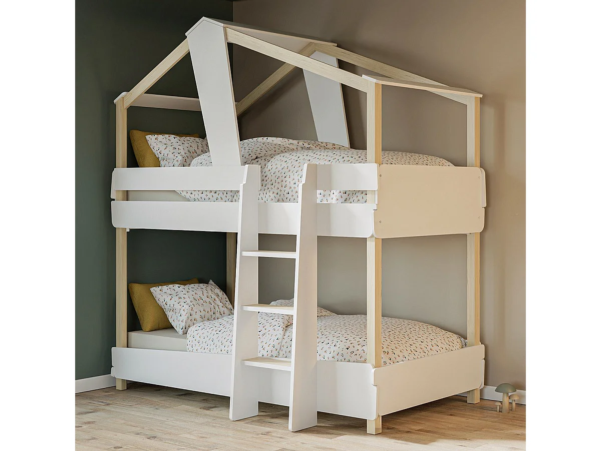 Lits superposés 90x200 H214 cm - TIMBER