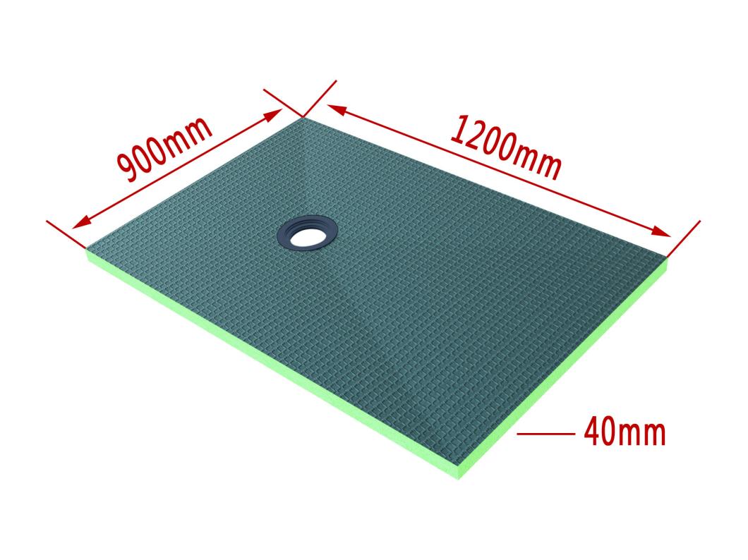 AICA Base de duche XPS,placa de isolamento à prova d'água,painel de construção,1200x900x40mm