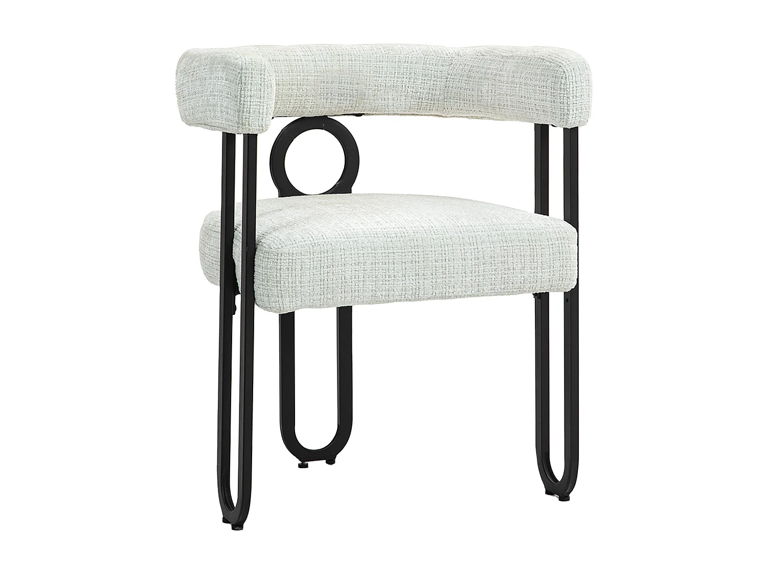 Ensemble De 2 Chaises De Salle à Manger En Velours, Chaises Avec Dossier Rond