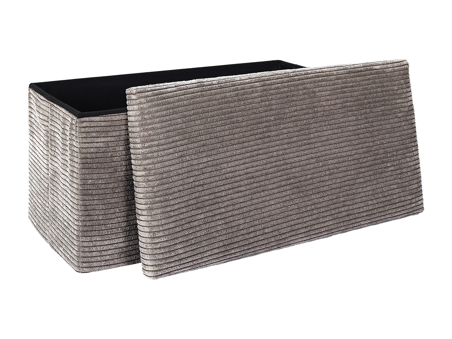 Coffre Banc Pliable Cotele Scott Taupe Gri