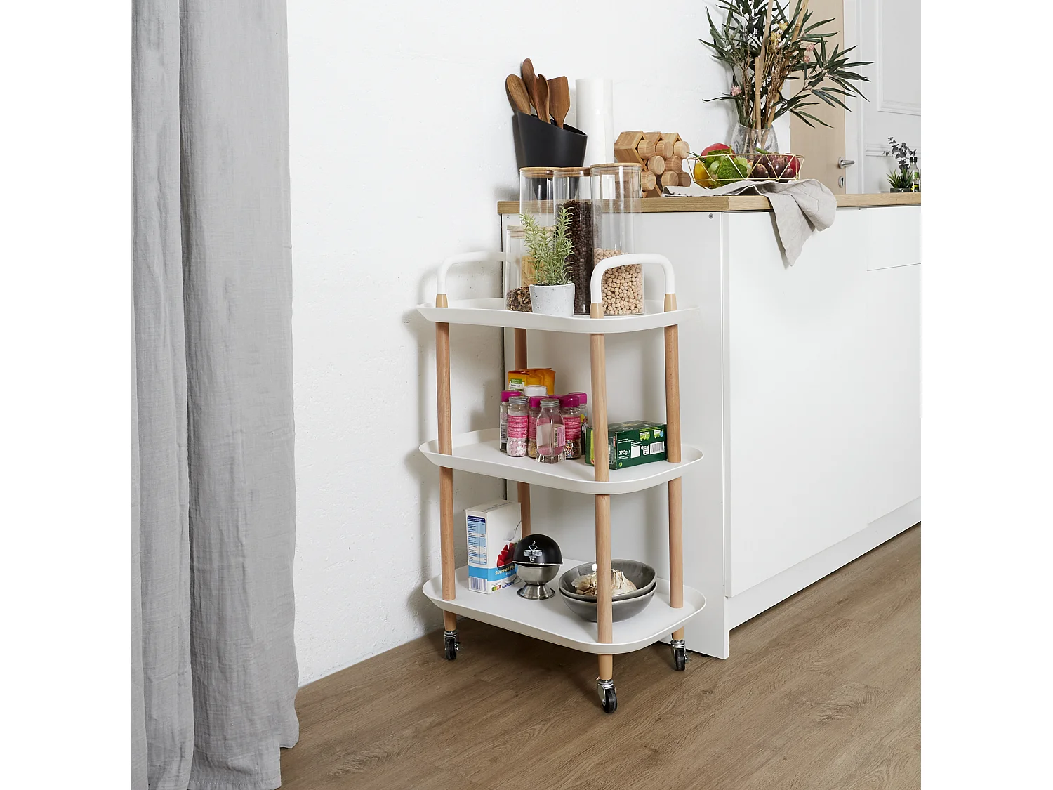 Desserte Kaleo Blanc Blanc, Marron