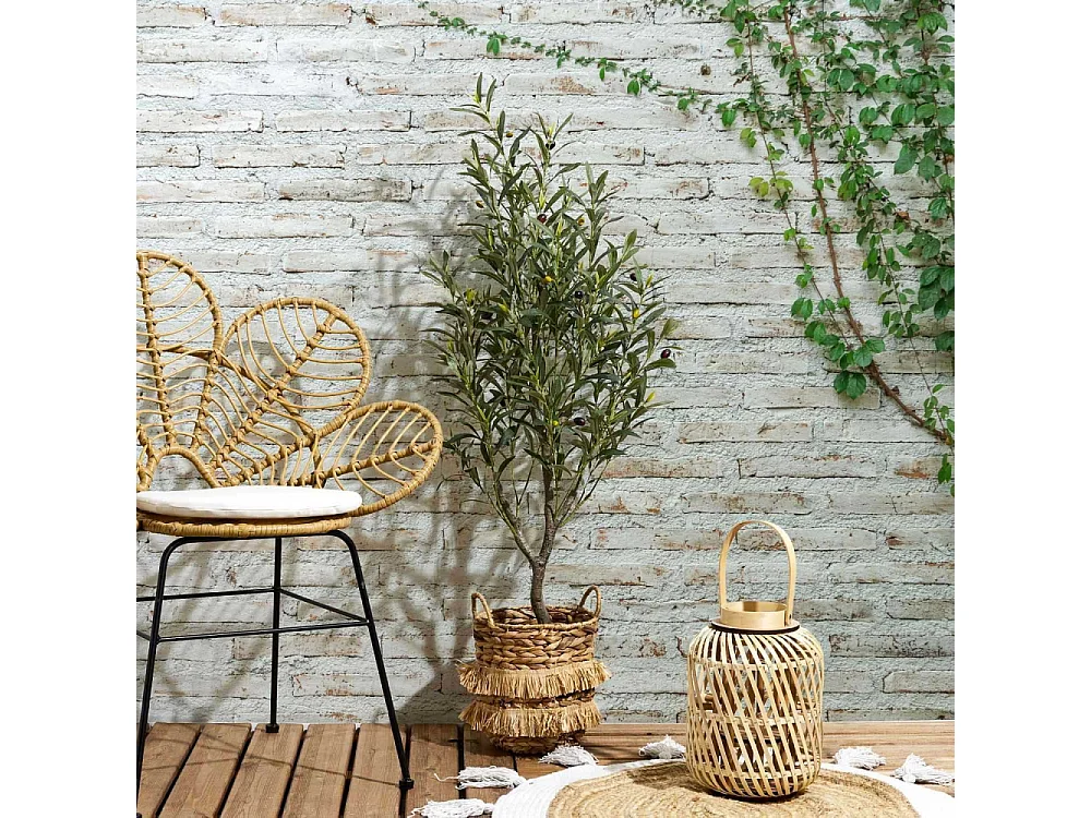 Plante Artificielle Olivier 120cm Vert