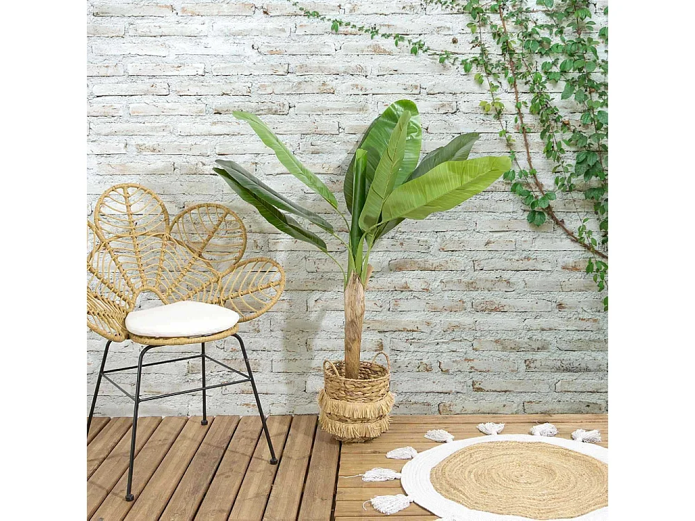 Plante Artificielle Bananier 120cm Vert