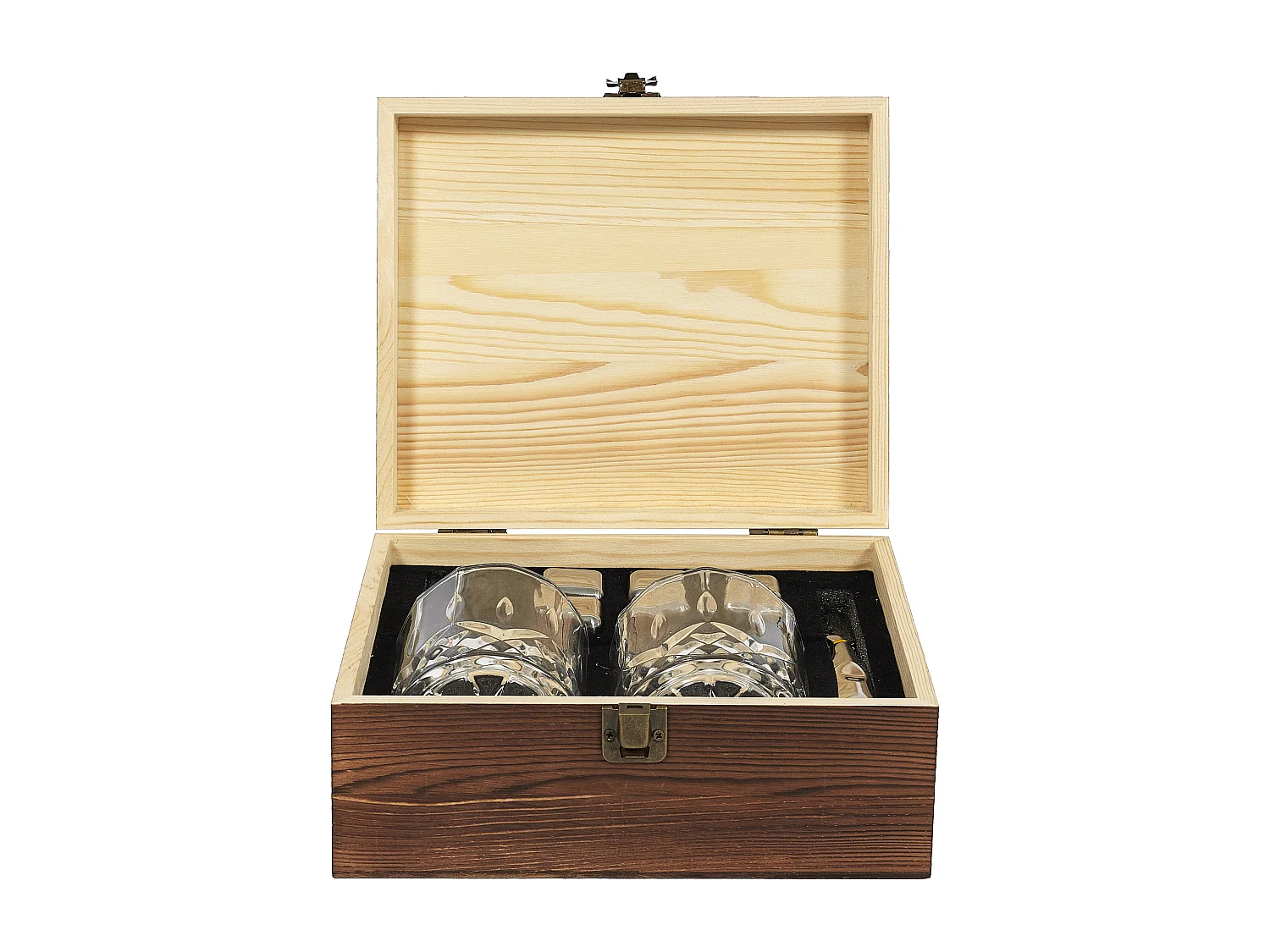 Coffret Whisky Gentleman 10 Pcs Marron