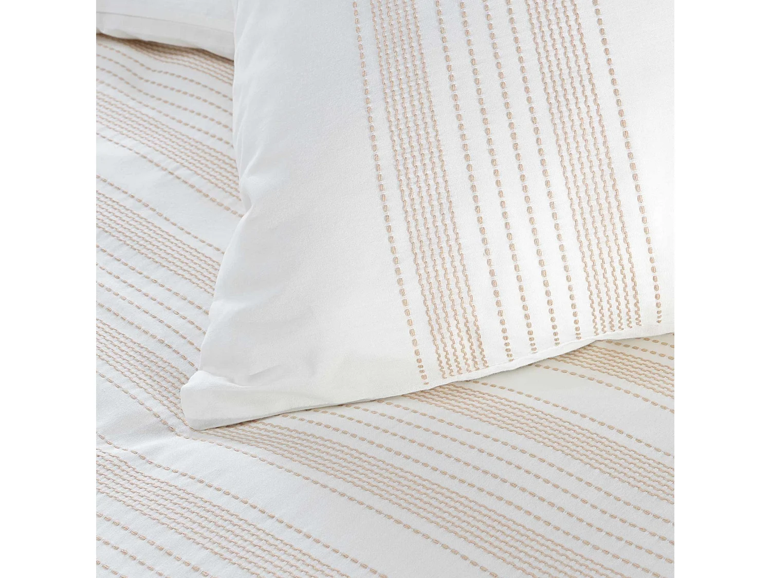 Parure de Lit 3 Pièces "Opera" 260x240cm Blanc