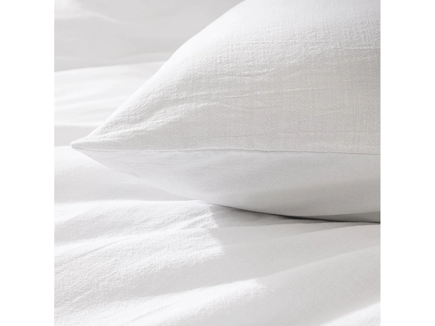 Parure de Lit 3 Pièces "Meline" 260x240cm Blanc