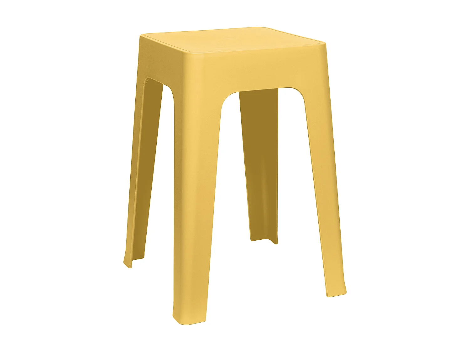 Tabouret Empilable Spectra Jaune Jaune