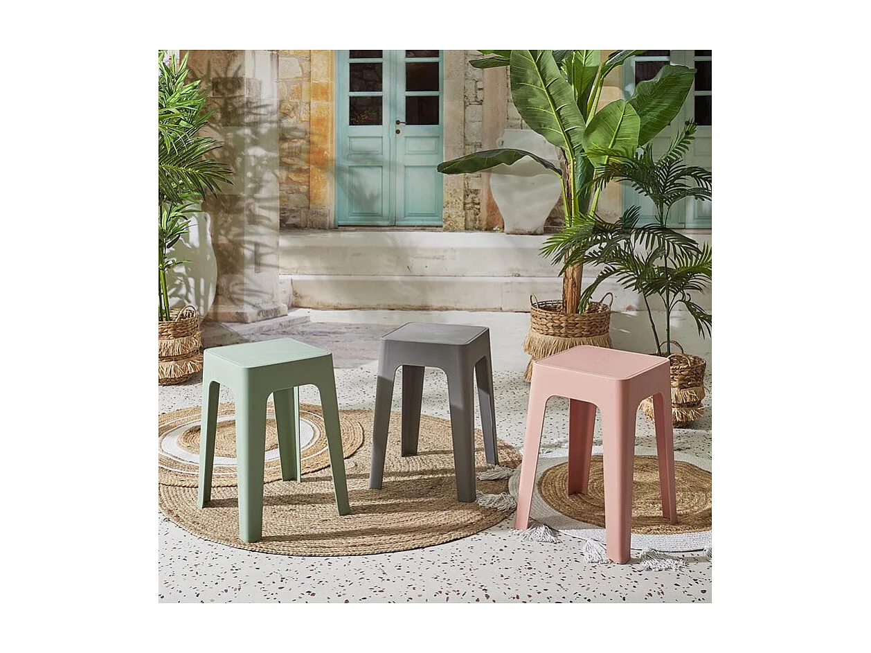 Tabouret Empilable Spectra Jaune