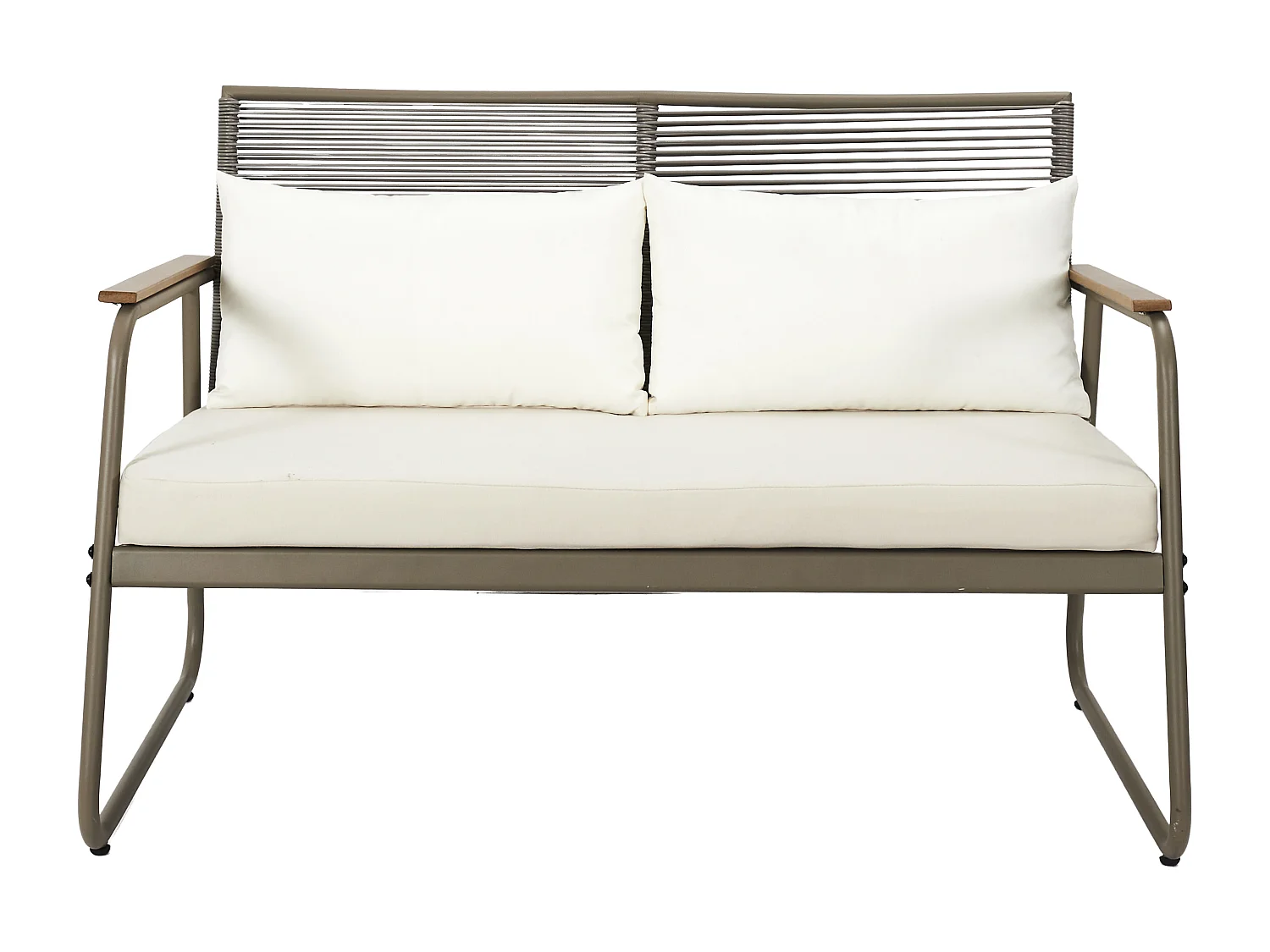 Salon De Jardin Palma Beige 4 Pcs Beige