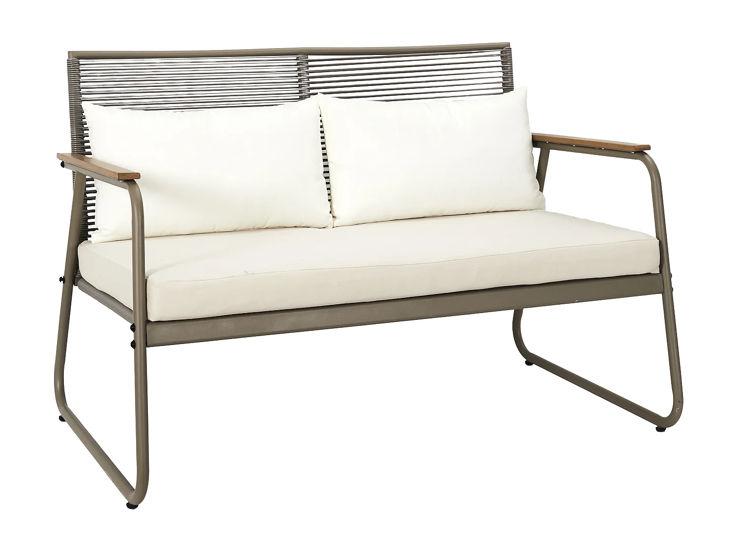 Salon De Jardin Palma Beige 4 Pcs Beige