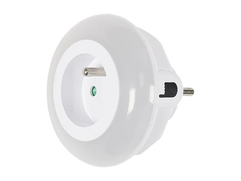 Veilleuse Blanc Bleu Vert Detecteur Lumiere Blanc