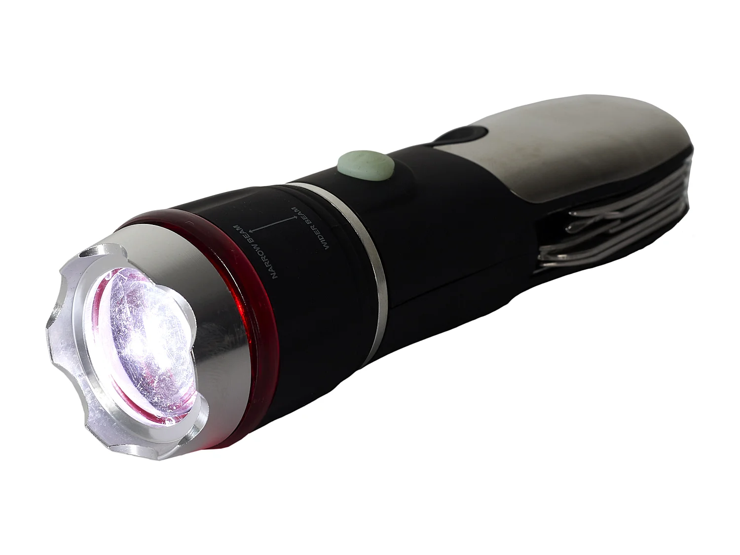 Lampe Torche Multifonction 8en1 Noir