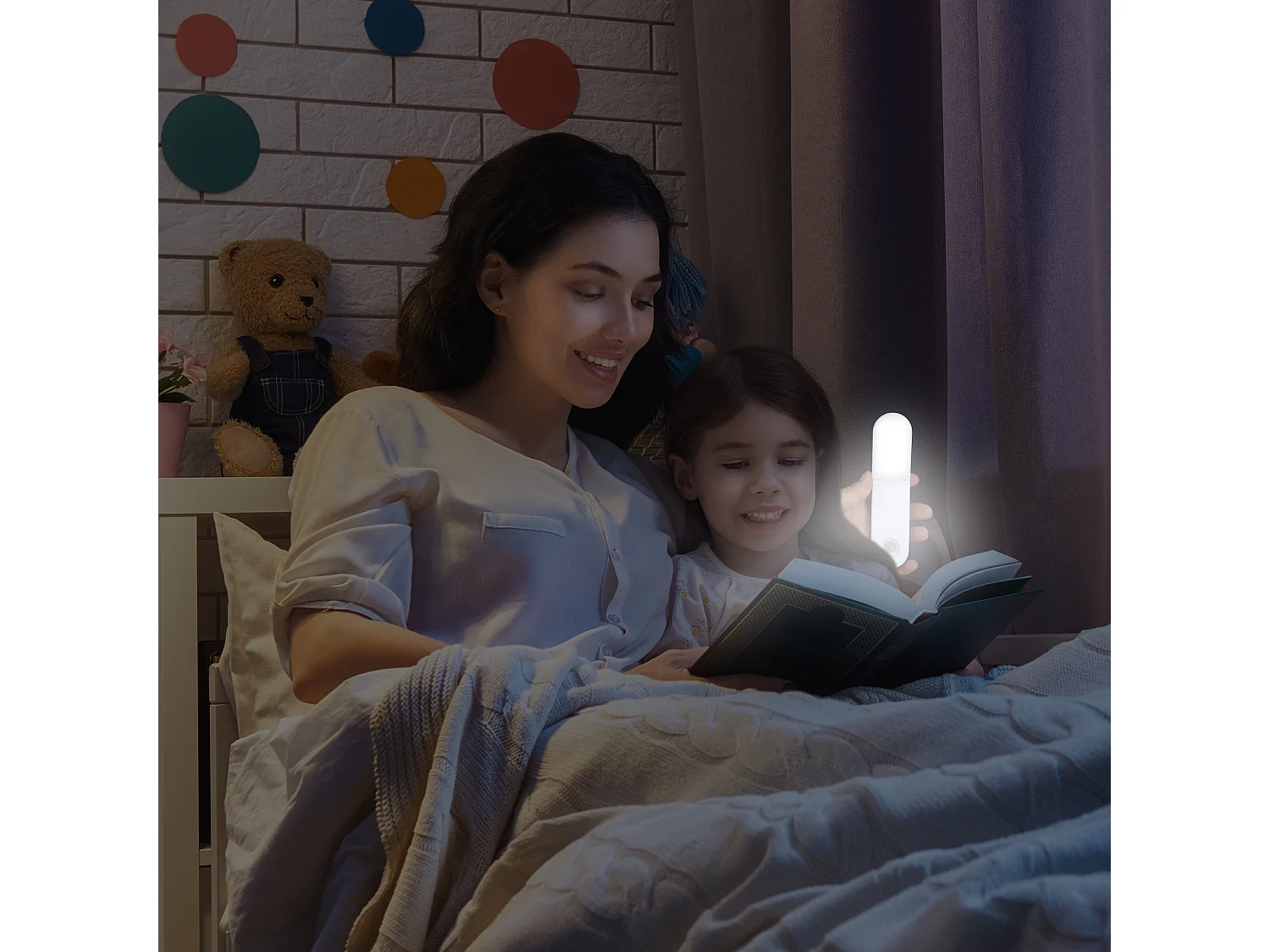 Lampe Murale Baladeuse Led Blanc