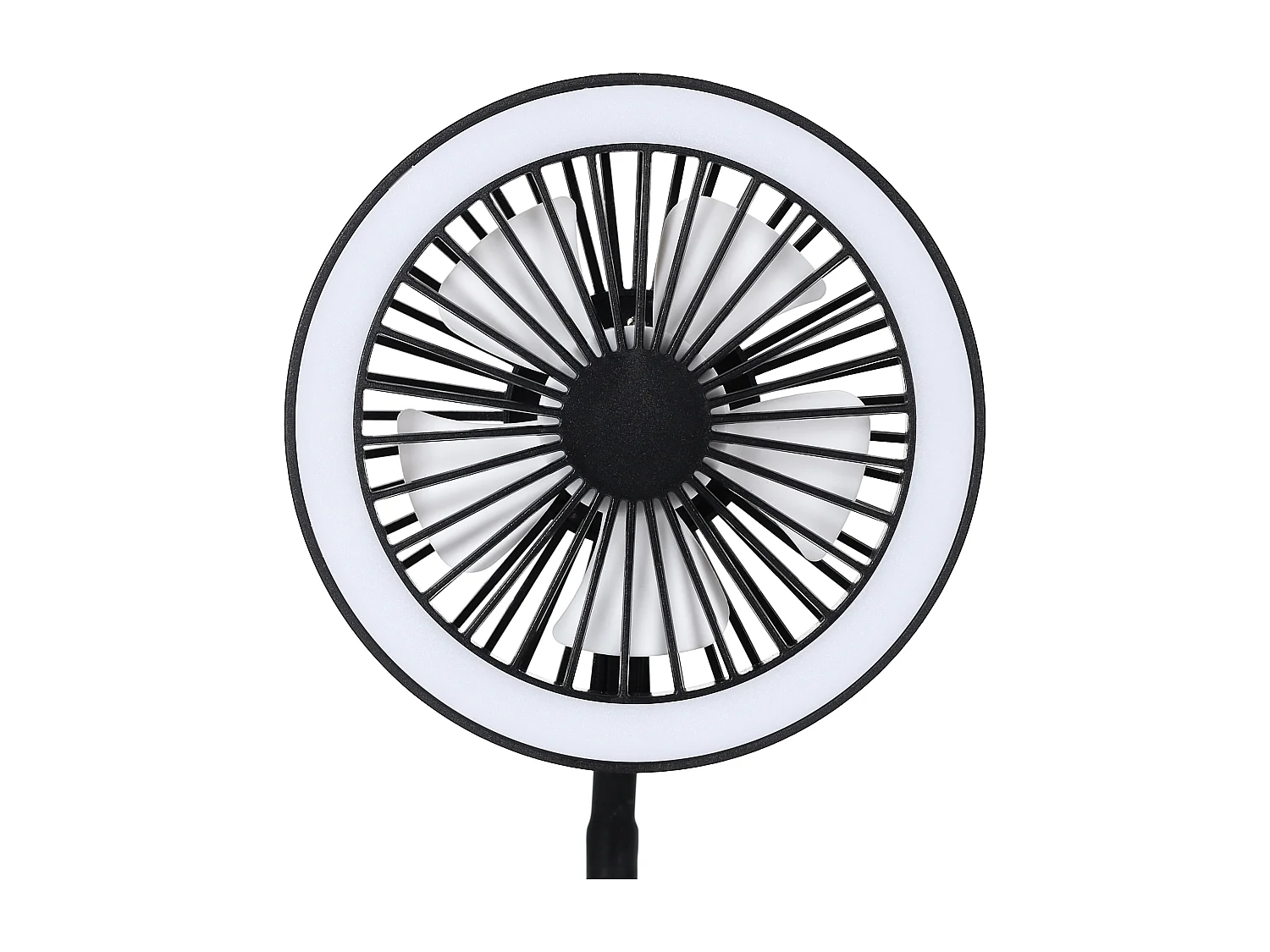 Ventilateur Lampe Led Noir