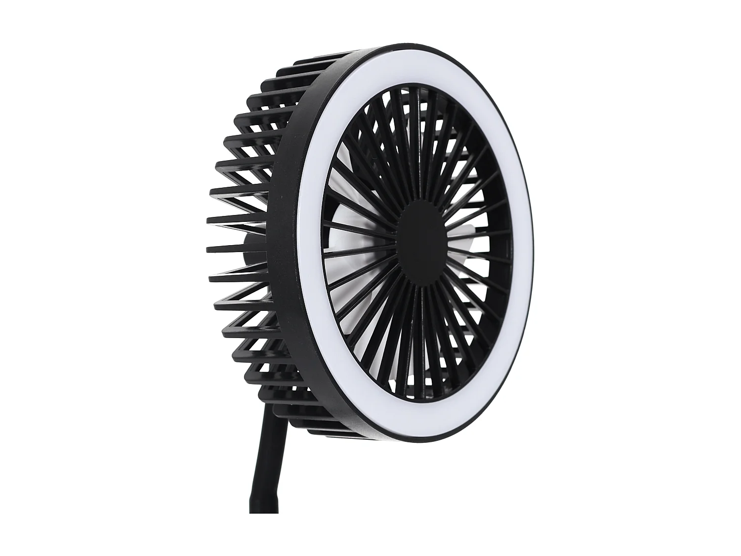 Ventilateur Lampe Led Noir