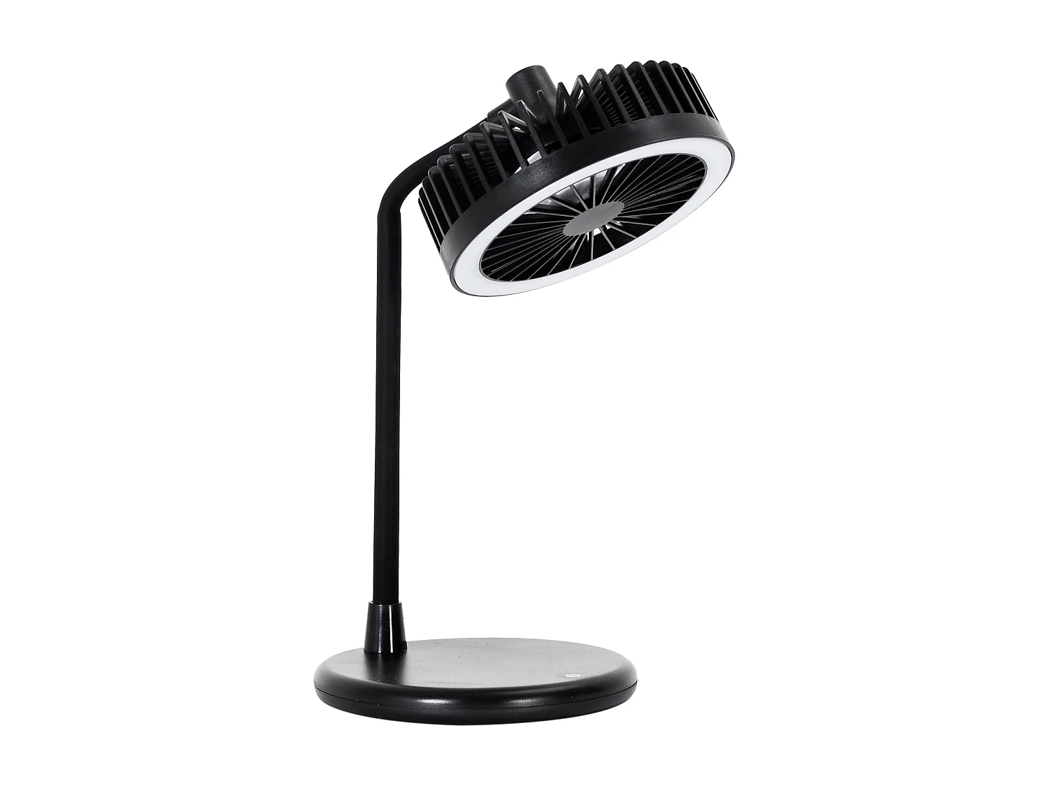 Ventilateur Lampe Led Noir