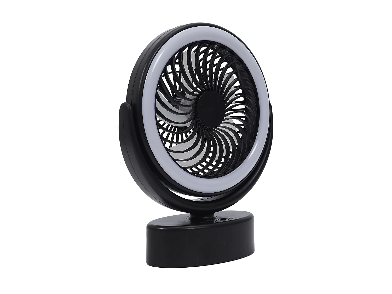 Ventilateur Lampe Led Noir