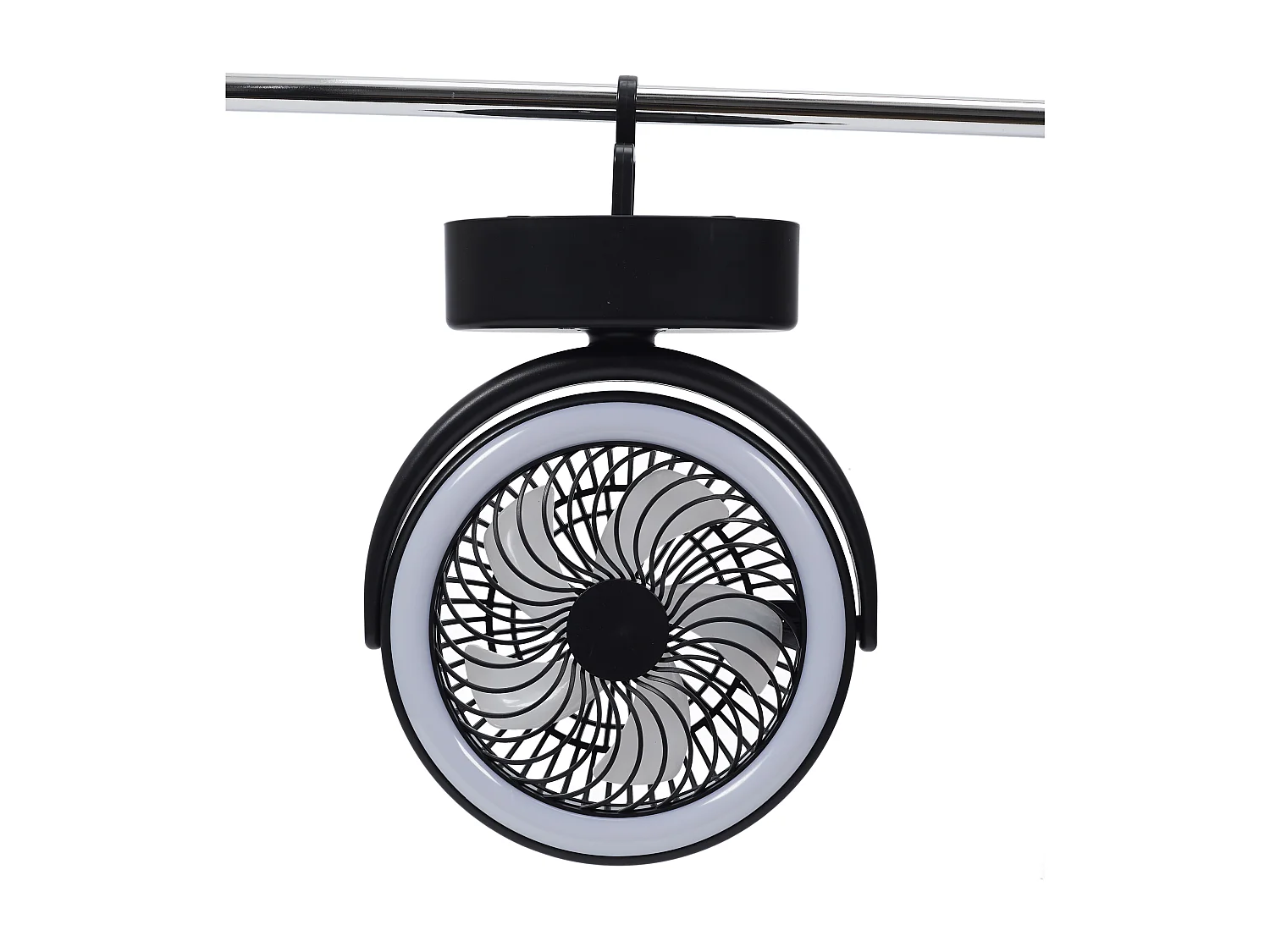 Ventilateur Lampe Led Noir