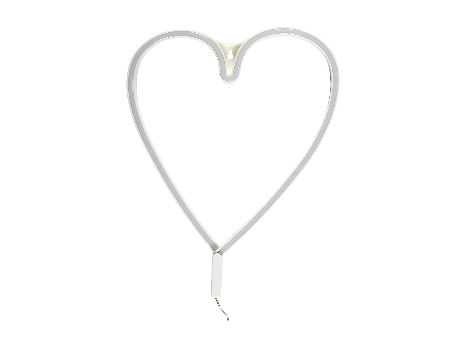 Lampe Led Effet Neon Coeur Arc En Ciel Usb Multicolore