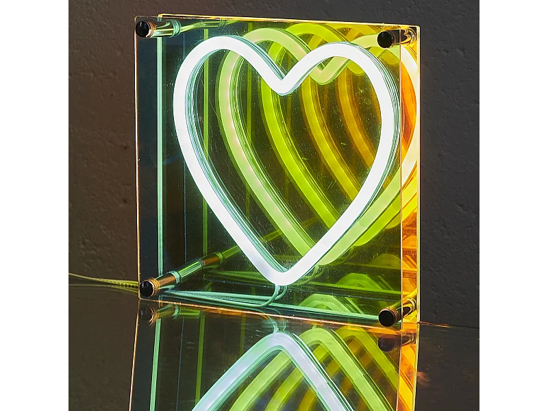 Lampe Acrylique Led  Perspective Blanc