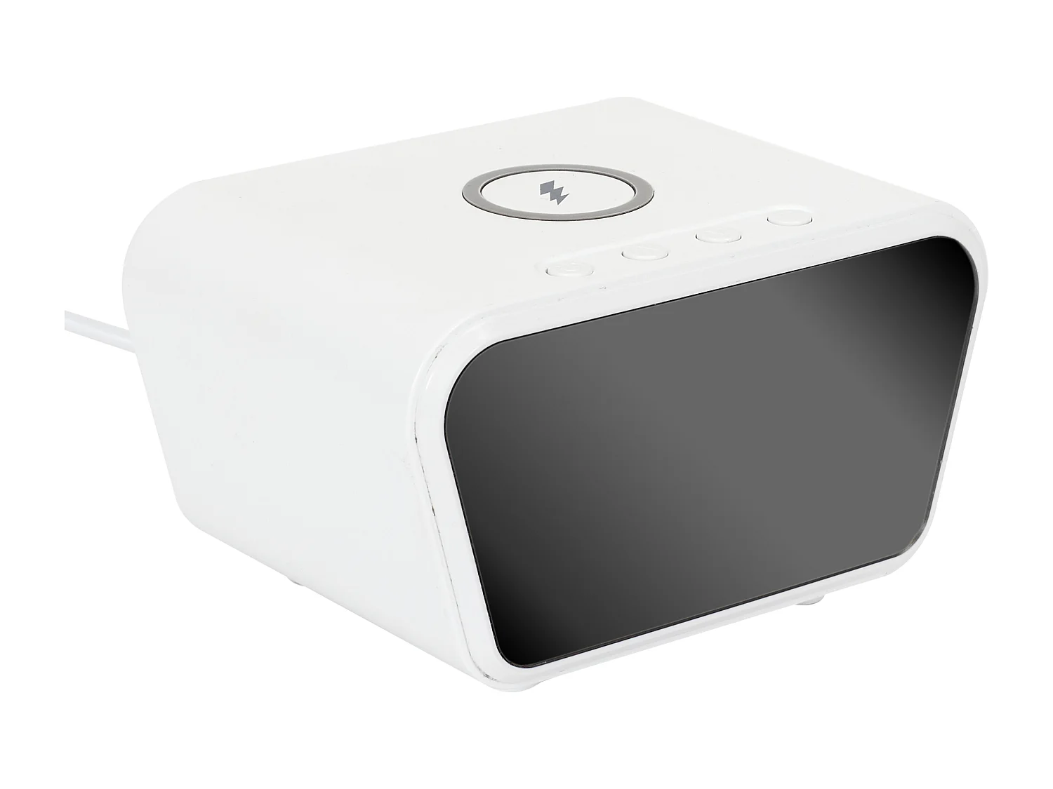 Reveil Chargeur Induction 10w Blanc