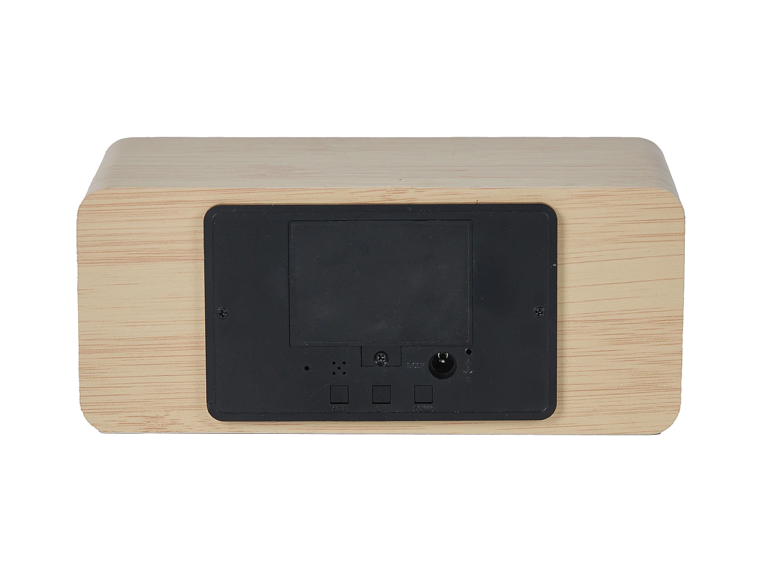 Reveil Chargeur A Induction 5w Marron