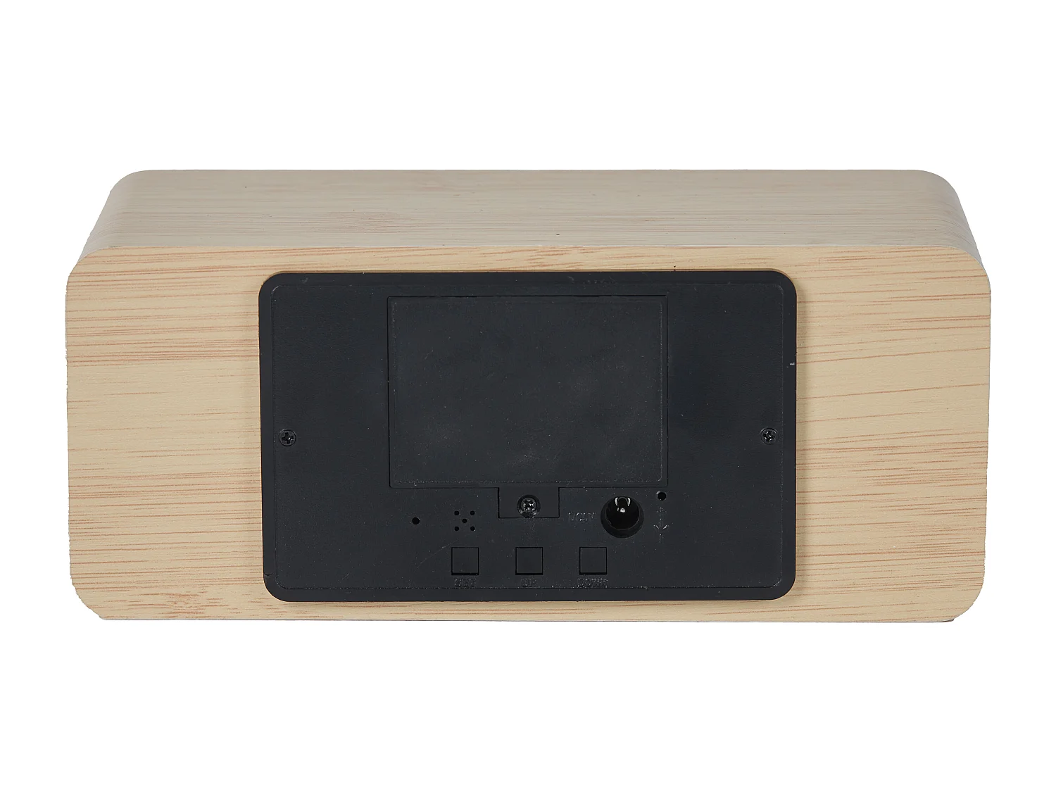 Reveil Chargeur A Induction 5w Marron