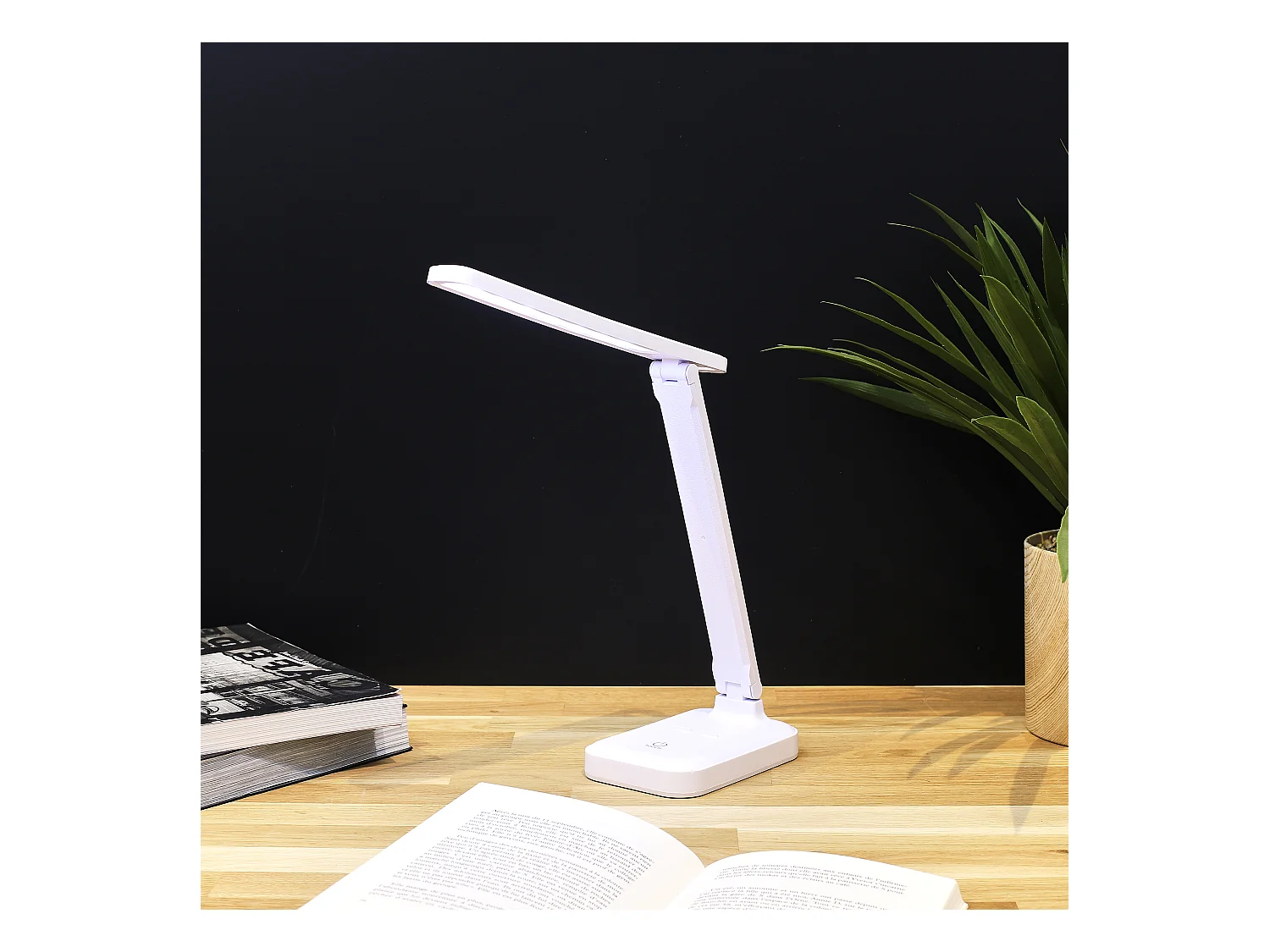 Lampe Lecture Pliable Rechargeable Tactile Blanc