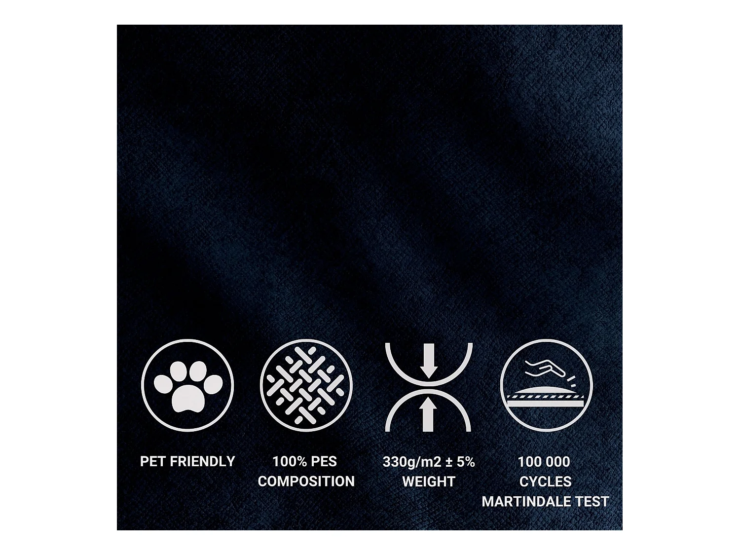 Polsterbett Shell - 180 x 200 cm - Samtstoff - marineblau