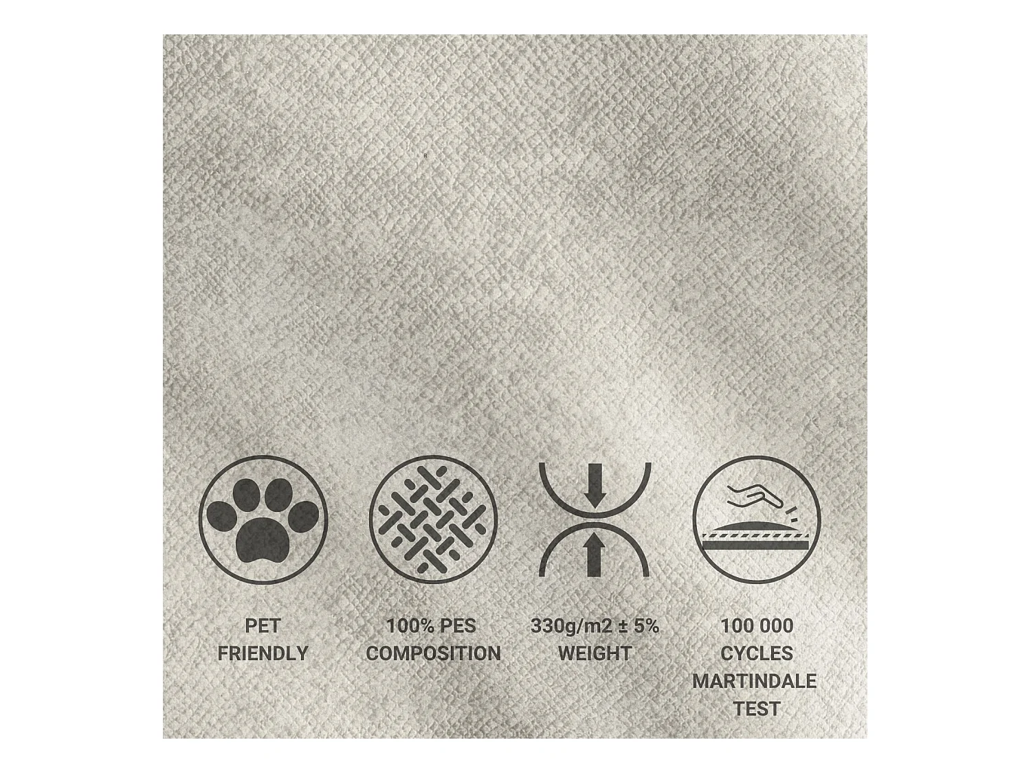 Polsterbett Shell - 140 x 200 cm - Samtstoff - hellbeige