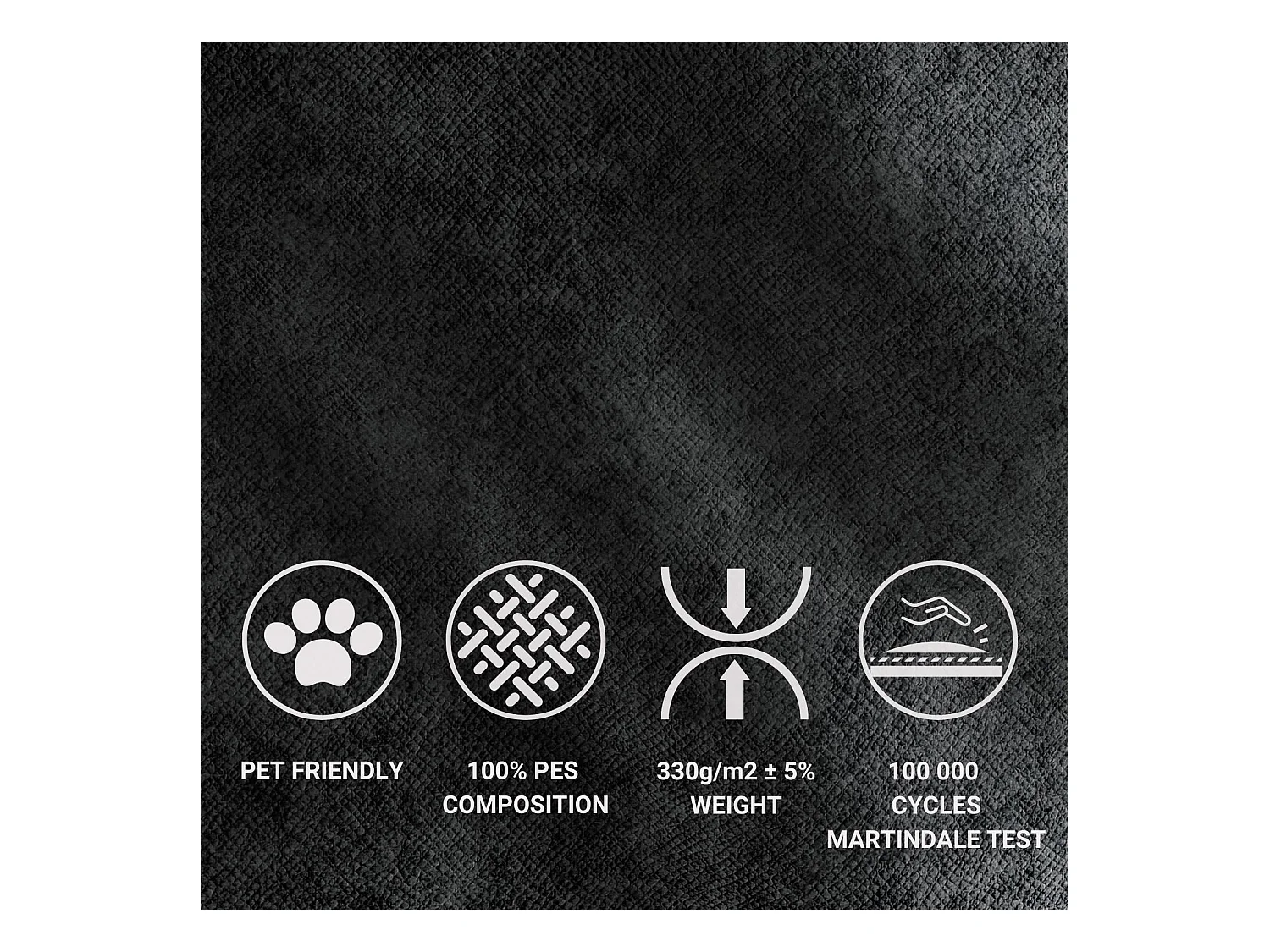 Polsterbett Shell - 180 x 200 cm - Samtstoff - anthrazit