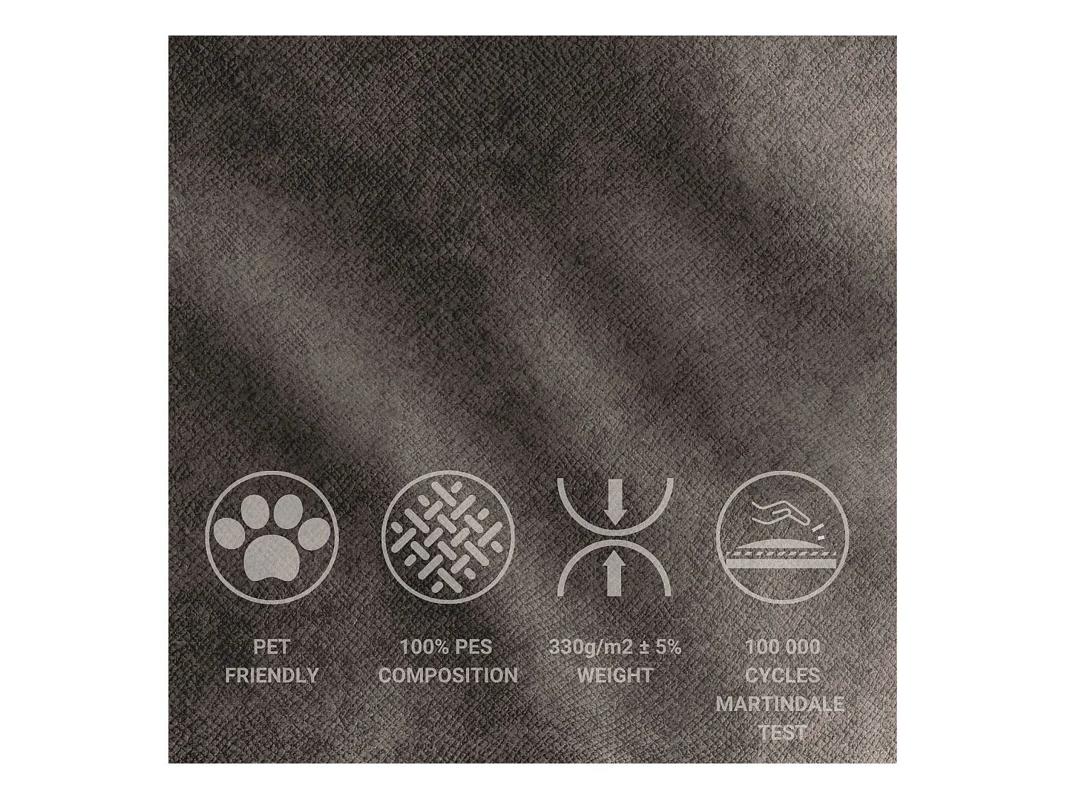 Polsterbett Shell - 140 x 200 cm - Samtstoff - braun