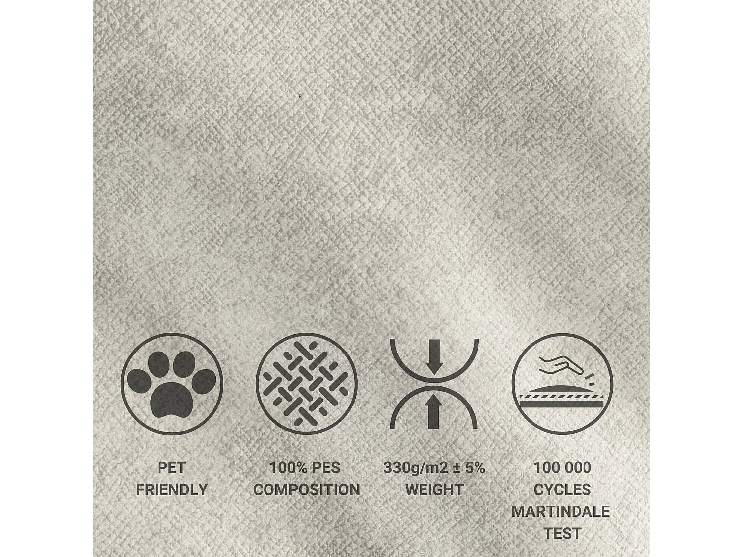 Polsterbett Shell - 180 x 200 cm - Samtstoff - hellbeige