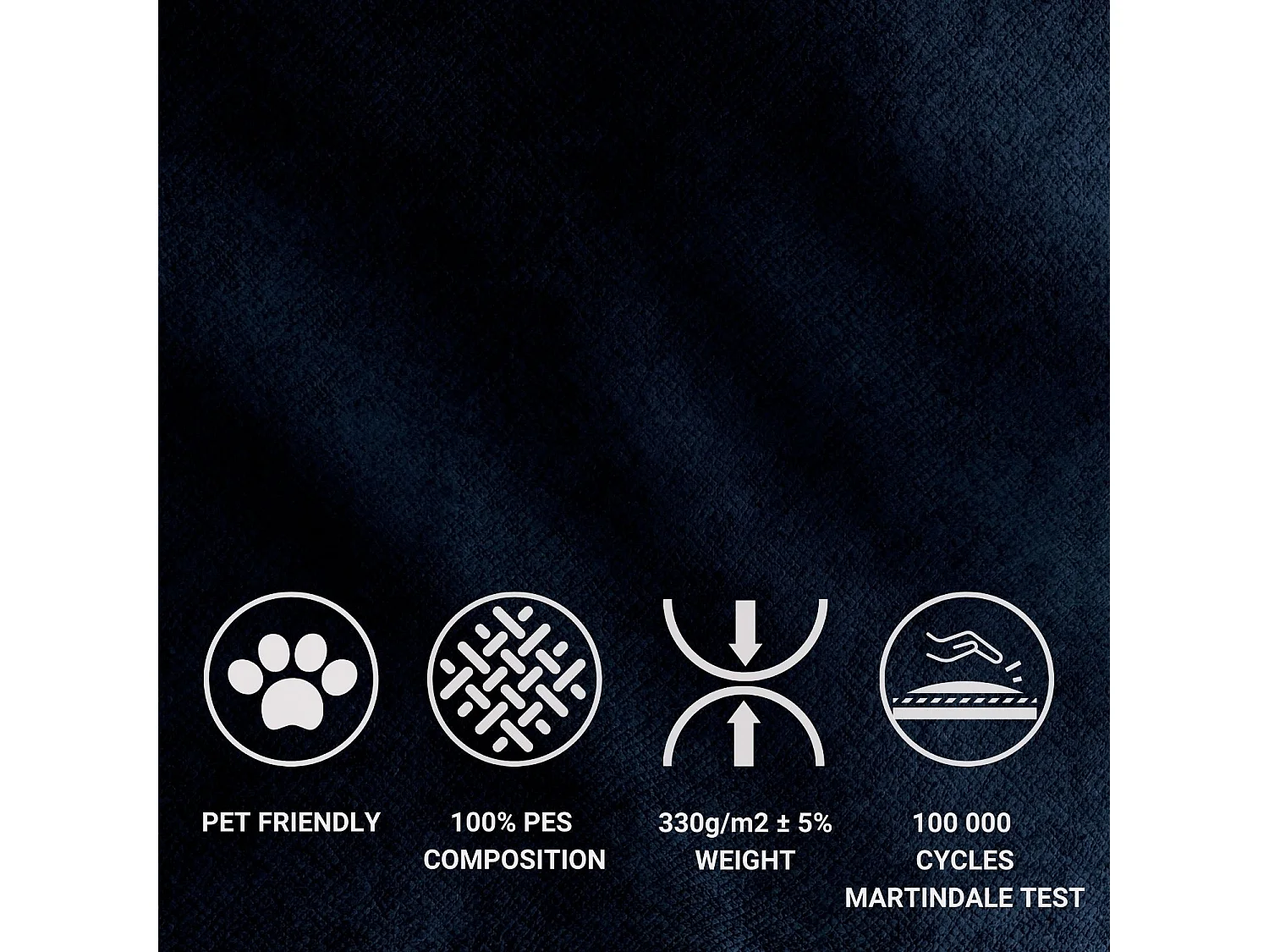 Polsterbett Shell - 140 x 200 cm - Samtstoff - marineblau