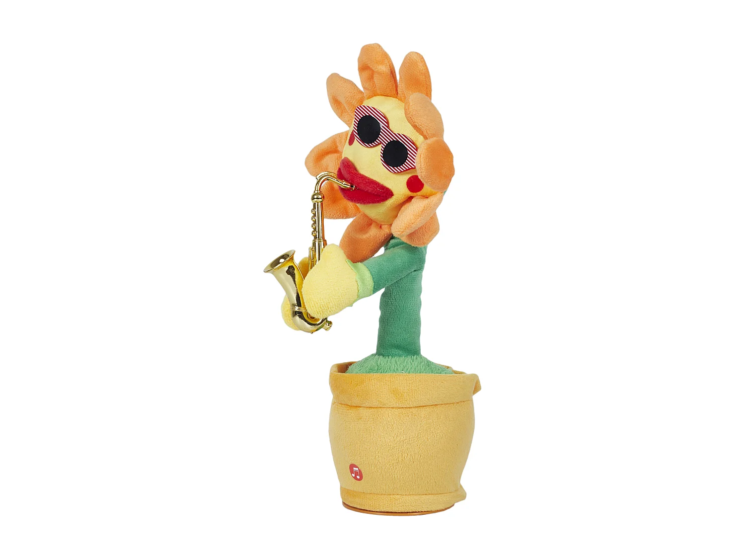 Fleur Dansante Saxophone Jeu Enfant Orange, Vert, Marron
