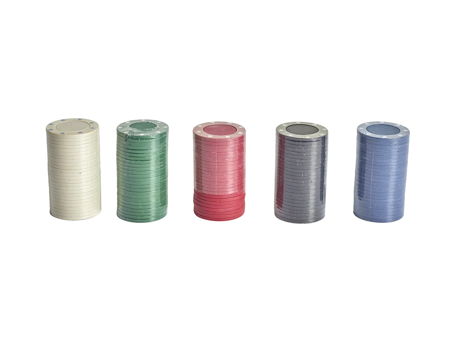 Boite De 100 Jetons De Poker Bleu, Rouge, Vert, Jaune