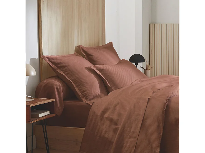 Taie d'oreiller Grand Hôtel cuir 65x65 Tradilinge