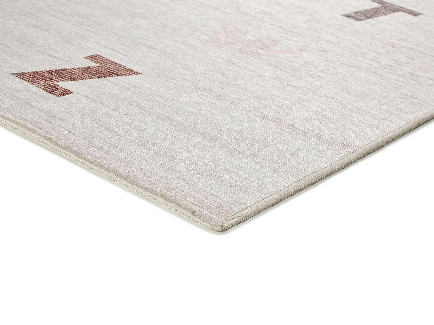 Kinderteppich waschbar - Kinder Alphabet - mehrfarbig - 120x170 cm - CANDY