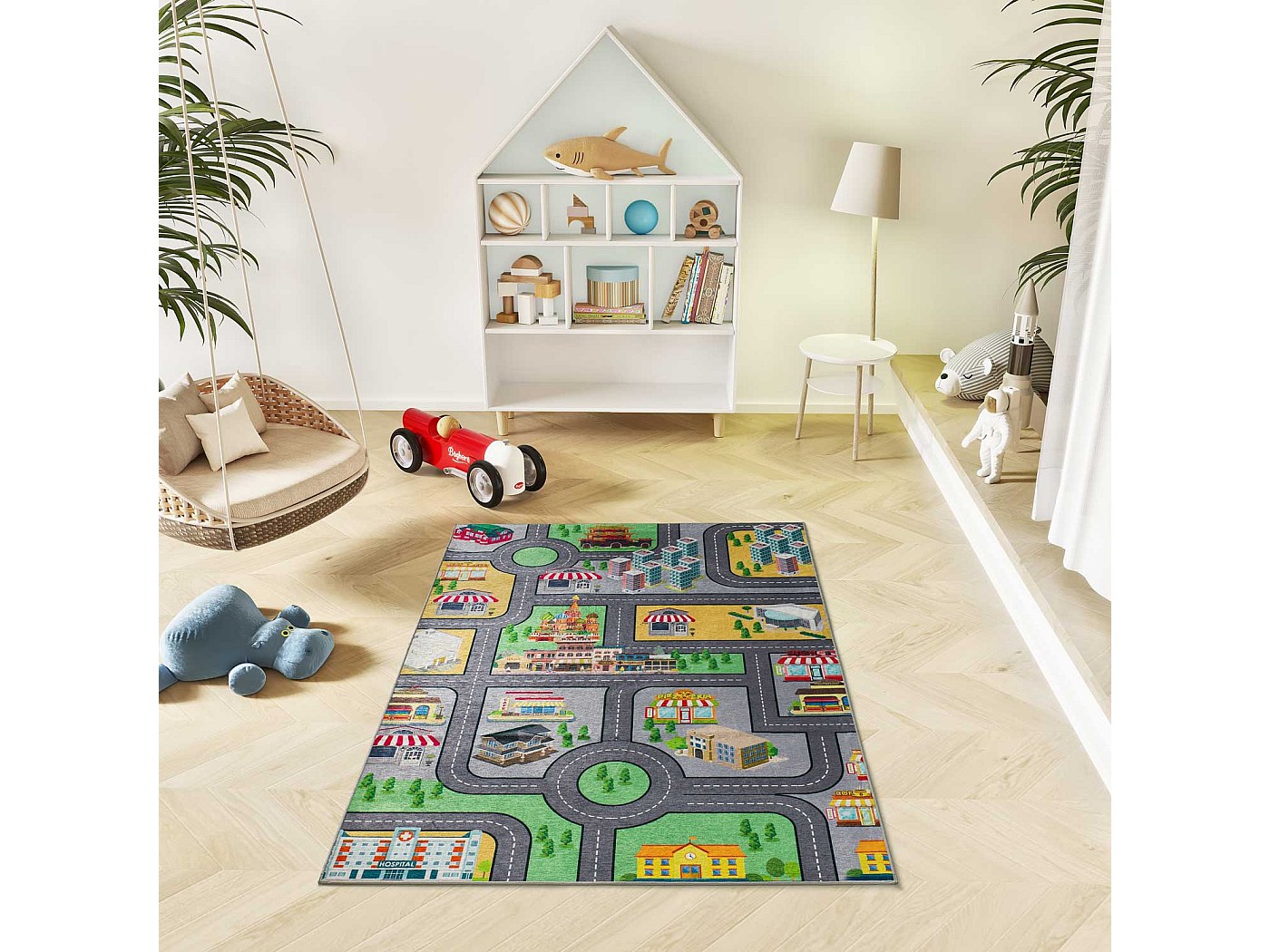 alfombra coches niños