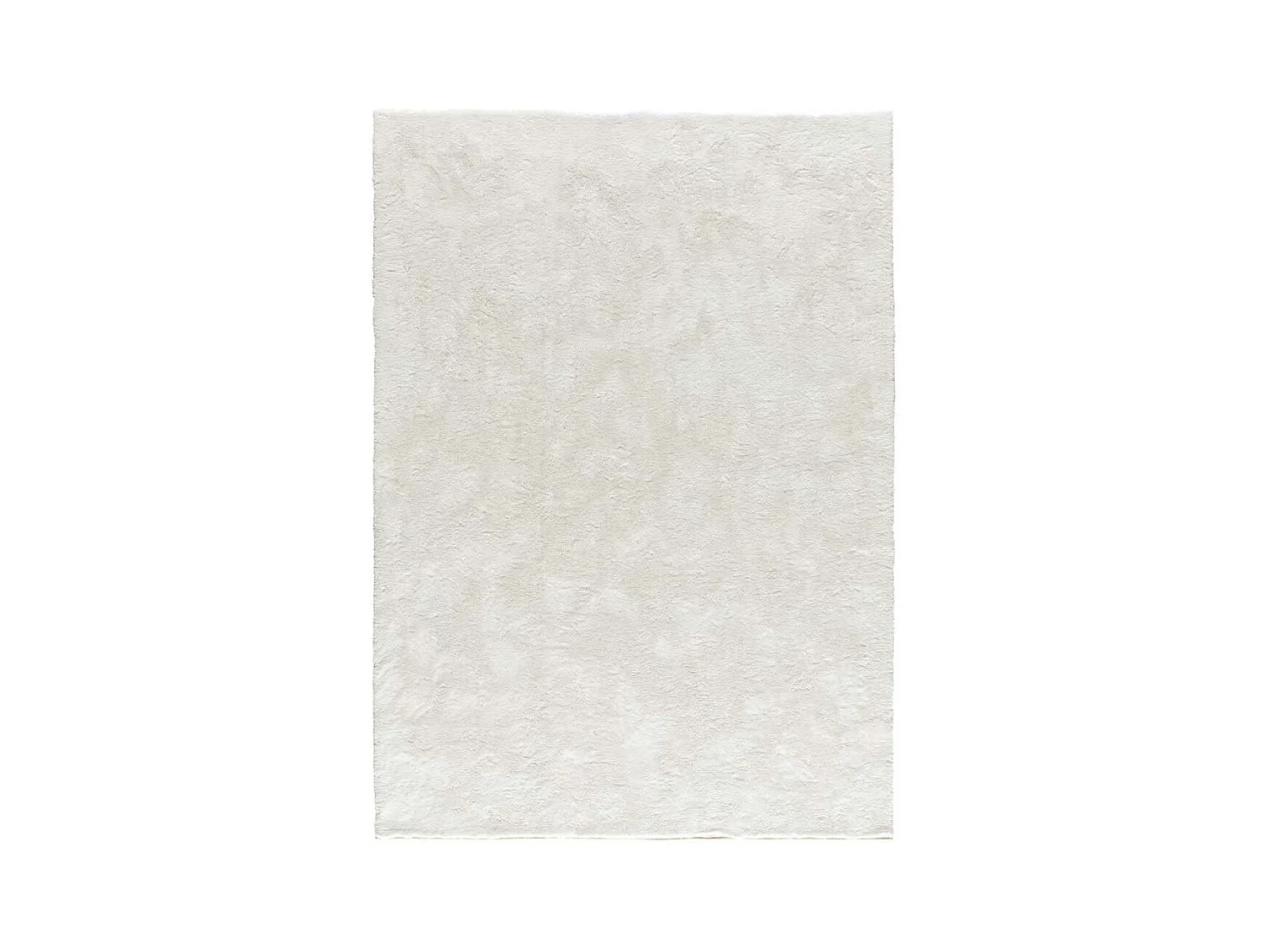 Alfombra interior  - shaggy liso - blanco - 160 x 230 cm - ROMA