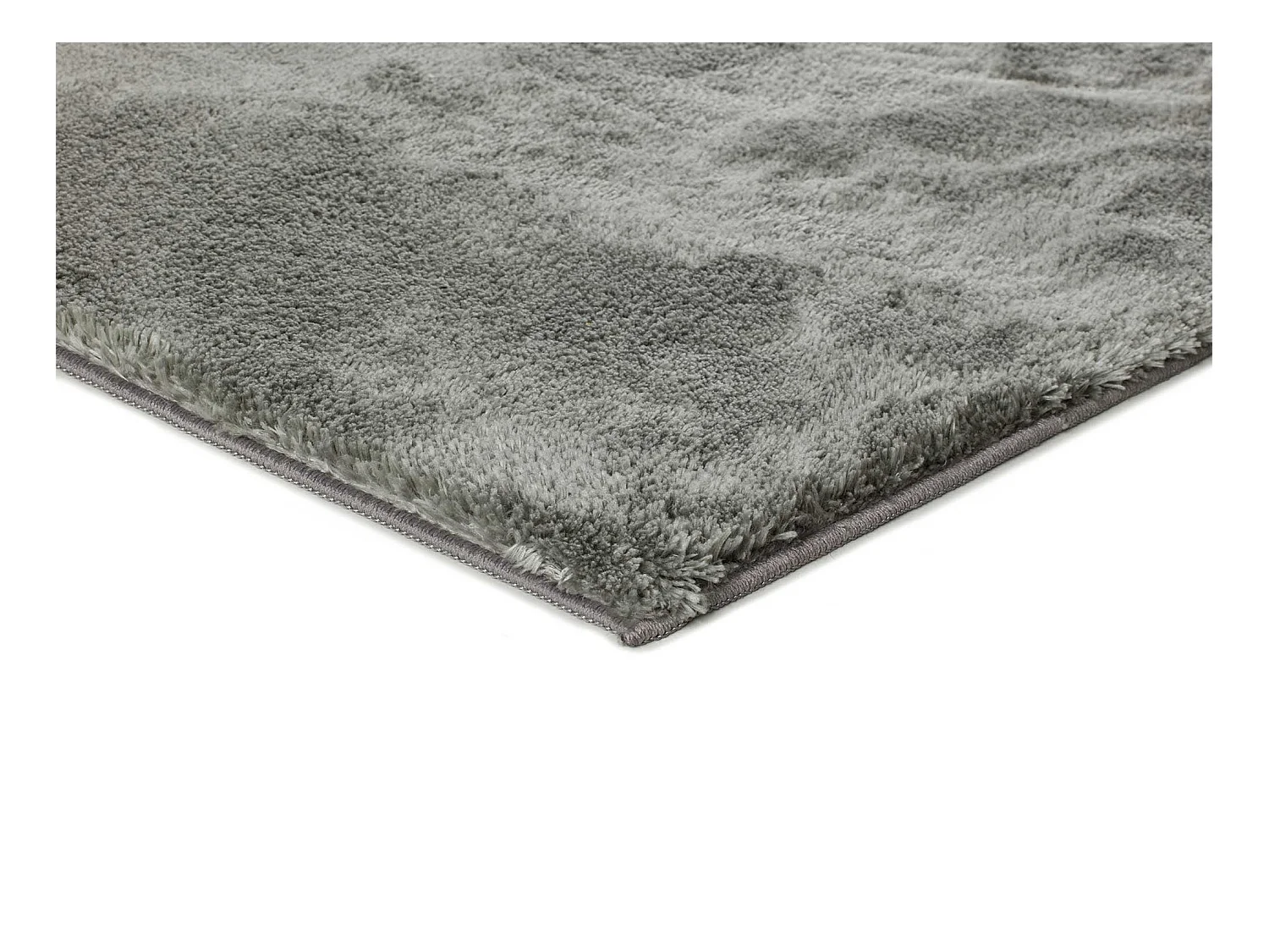 Hochflorteppich - einfarbig shaggy - anthrazit - 80x150 cm - ROMA