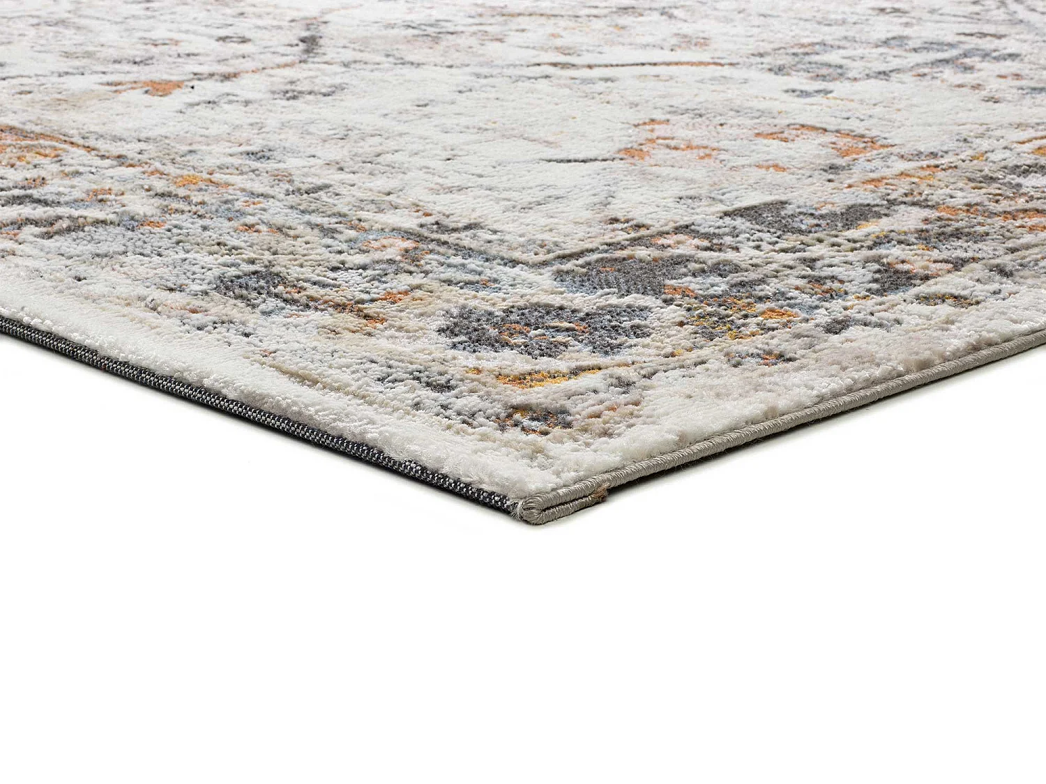 Laagpolig tapijt - vintage - veelkleurig - 77x150 cm - SPRINGS