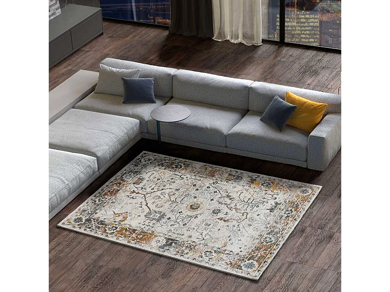 Tapis intérieur - vintage - multicolore - 115 x 170 cm - SPRINGS