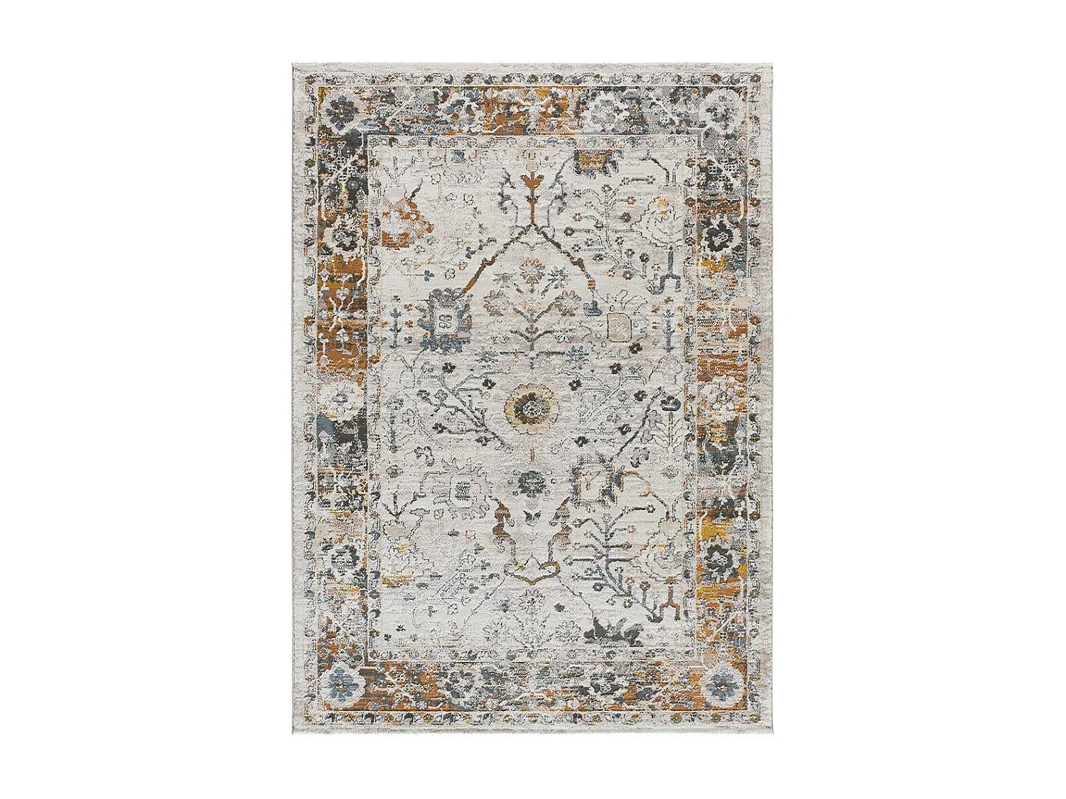 Laagpolig tapijt - vintage - veelkleurig - 154x230 cm - SPRINGS