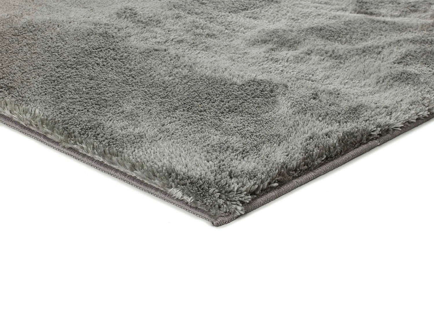 Tapis intérieur - shaggy uni - anthracite - 140 x 200 cm - ROMA