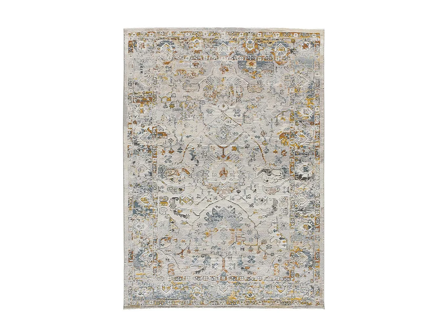 Laagpolig tapijt - vintage - veelkleurig - 154x230 cm - SPRINGS